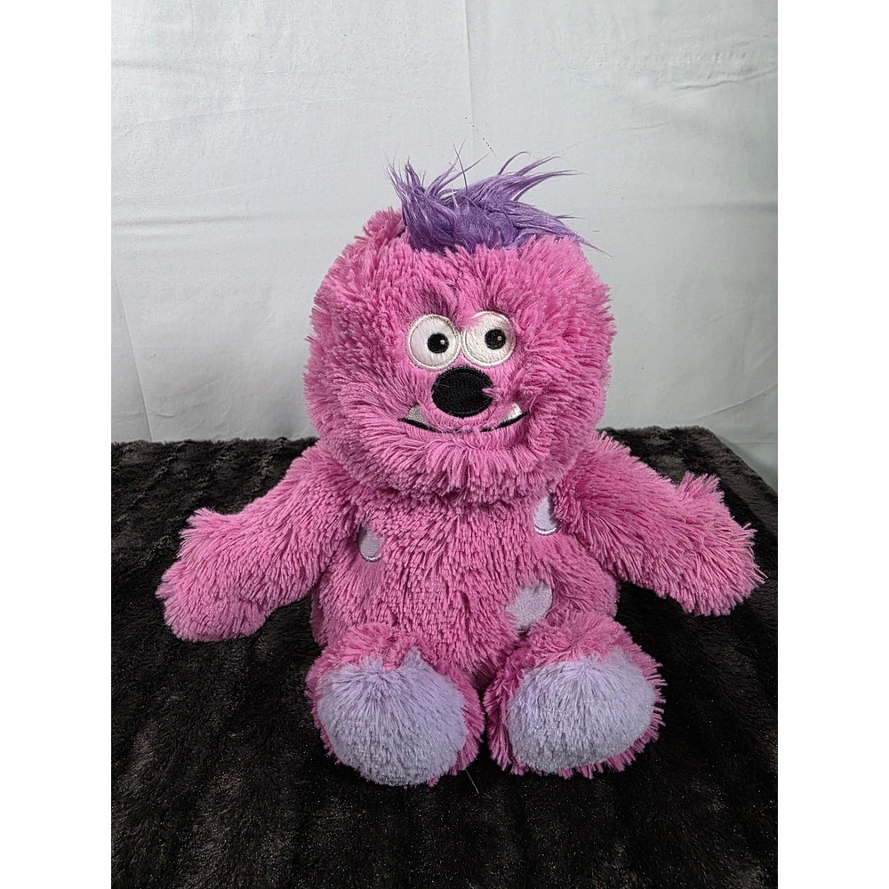 Warmies Pink Monster Microwavable Lavender Scented Weighted Plush Stuffed Animal